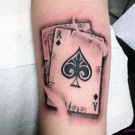 4 Assi Poker Tatuagem