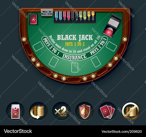 A Mesa De Blackjack Topo Do Layout