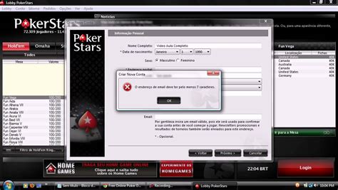 A Pokerstars 2 Conta Erstellen