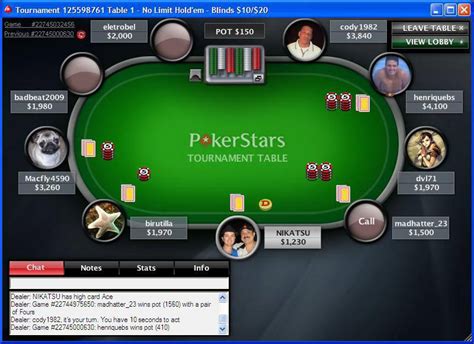 A Pokerstars Retiro Australia