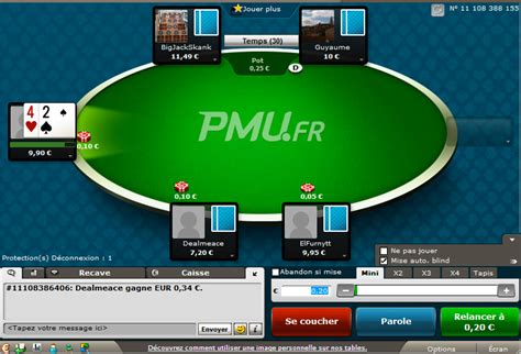 Aplicacao Pmu Poker Probleme