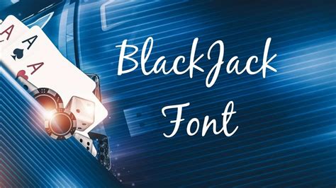 Blackjack Lettertype