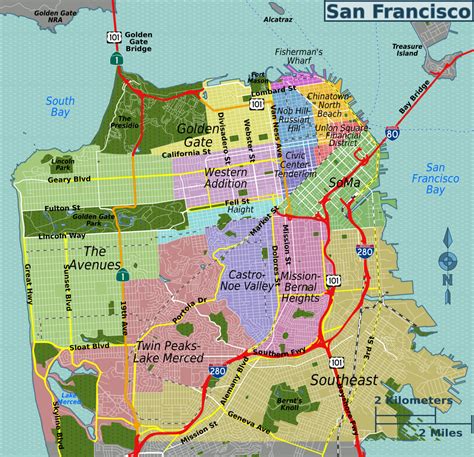 Casinos Perto De San Francisco Mapa