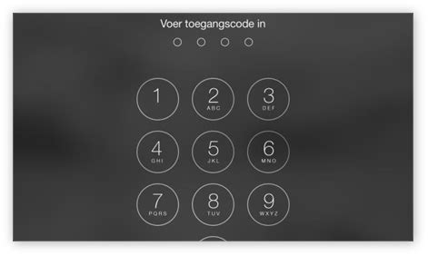 Codeslot Ipad Vergeten