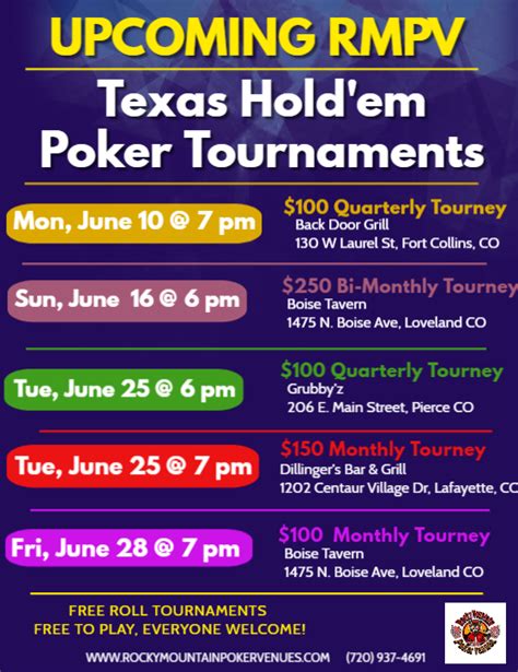 Denver Poker Tour Fort Collins