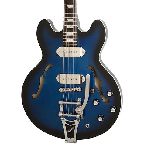 Epiphone Edicao Limitada De Gary Clark Jr  Blak &Amp; Blu Casino