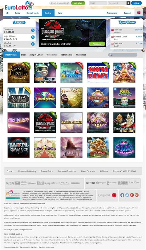 Eurolotto Casino Download