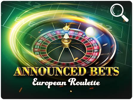 European Roulette Annouced Bets Sportingbet