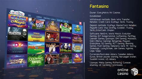 Fantasino Casino Codigo Promocional