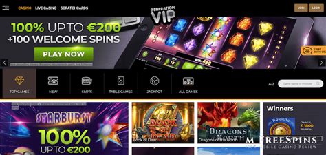 Generation Vip Casino Mobile