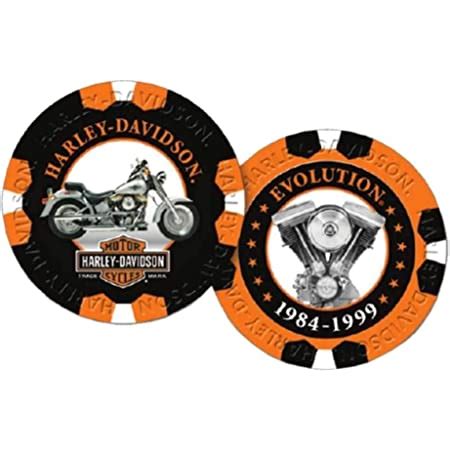 Harley Davidson 48 Fichas De Poker Quadro