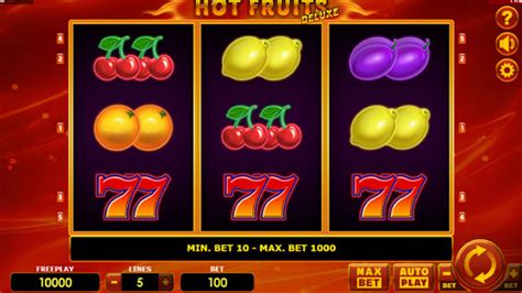 Hot Fruits Deluxe Slot Gratis