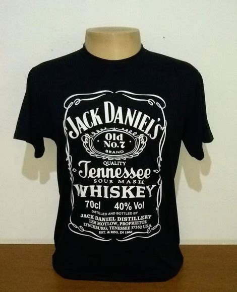 Jack Daniels Camisa Polo Preta