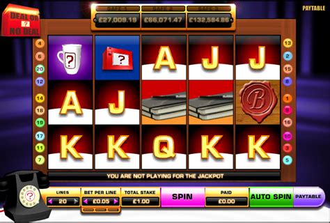 Jogar Deal Or No Deal Slot Com Dinheiro Real