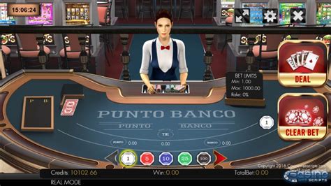 Jogar Punto Banco 3d Dealer Com Dinheiro Real