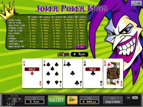Jogue Joker Poker Kings Online