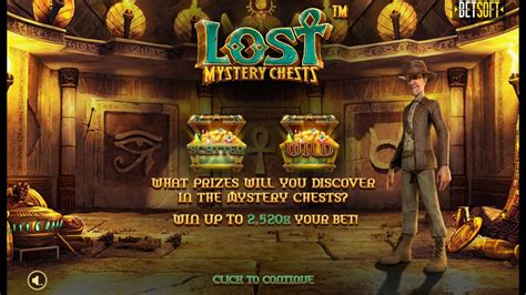 Lost Mystery Chests Betano