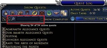 Lotro Quest Log De Slots