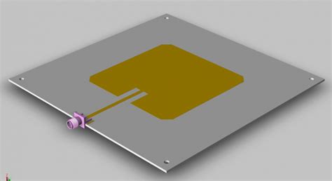 Microstrip Slot De Alimentacao De Antena