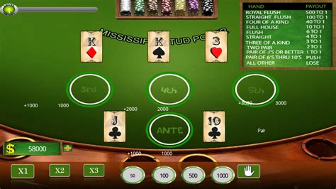 Mississippi Poker Online Gratis