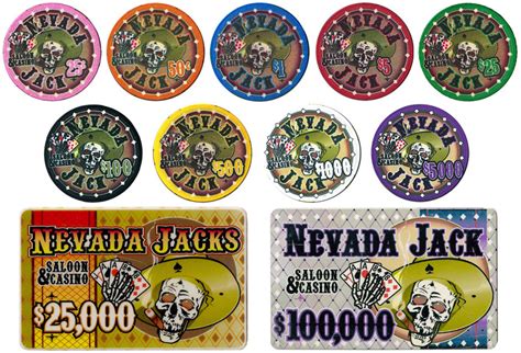 Nevada Jack Fichas De Poker 1000