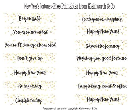 New Year Fortunes Review 2024
