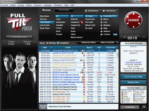 O Full Tilt Poker Pais Freeroll