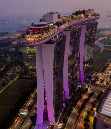 O Marina Bay Sands Casino Em Singapura Imagens