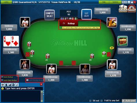 O Treinador De Poker William Hill