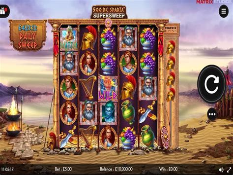 Play 500 Bc Sparta Supersweep Slot