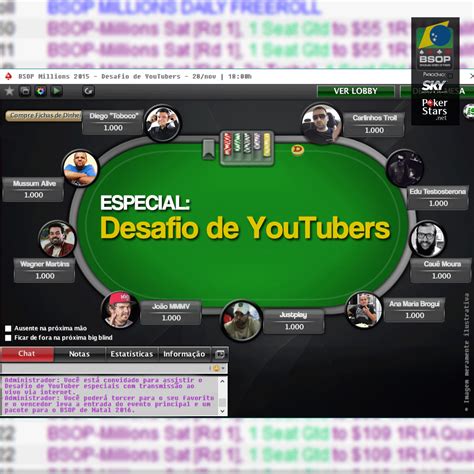 Poker Online Desafios Ele