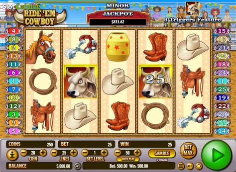 Ride Em Cowboy Slot - Play Online