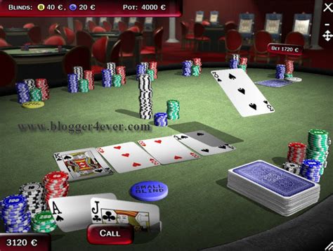 Rochas Vermelhas De Poker 3d Texas Holdem