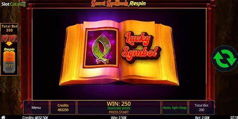 Secret Spellbook Respin Betway