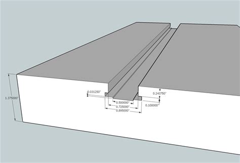 Shopsmith Mitra Slot Dimensoes