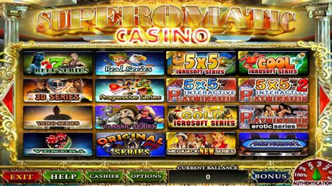 Superomatic Casino Codigo Promocional