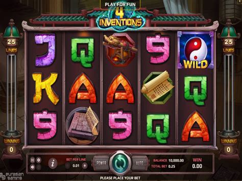 The Four Inventions Slot - Play Online